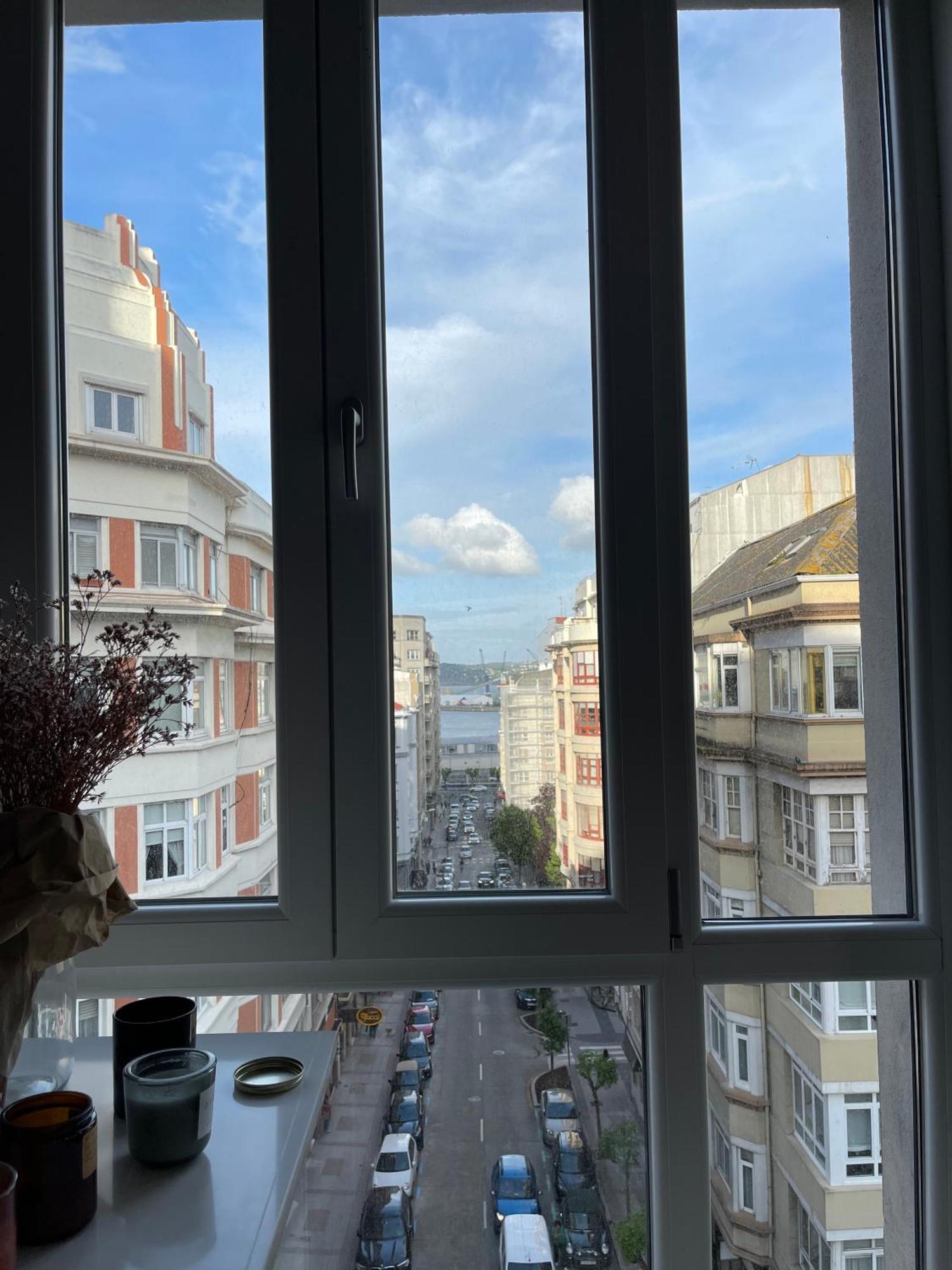 Espectacular Apartamento En El Centro De La Ciudad Ла Коруня Екстериор снимка